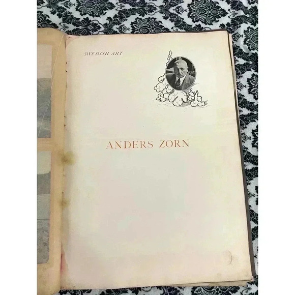 Antique Sweden Artbook 1912 Anders Rare Art Reprint 16"x 11" - Picture 11 of 13